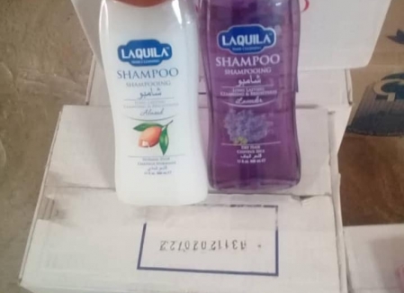 مساعدات غذائية ومواد تنظيف للمتضررين