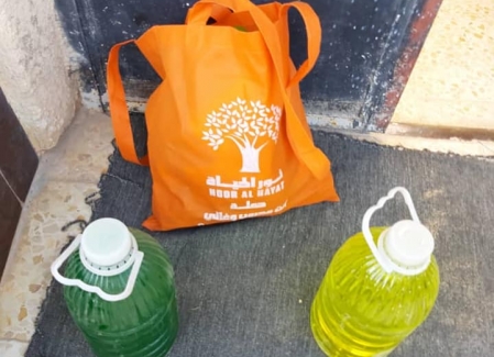 Food distribution for migrants